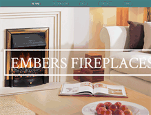 Tablet Screenshot of embers-fireplaces.co.uk
